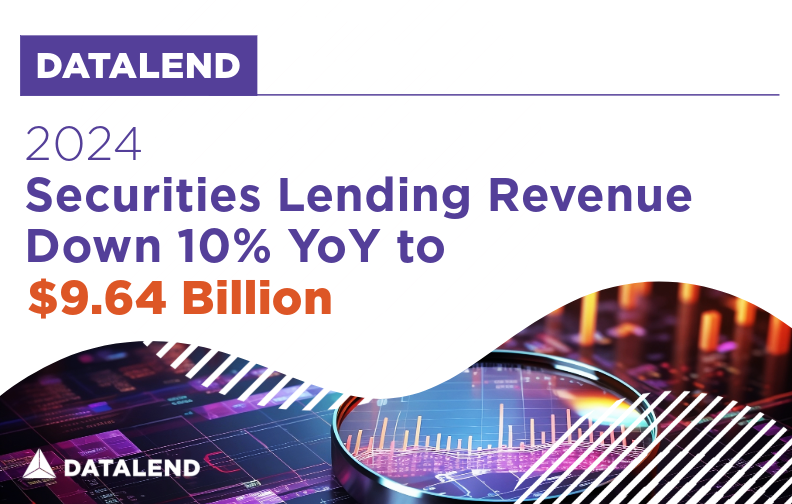 DataLend: 2024 Securities Lending Revenue Down 10% YoY to $9.64 Billion