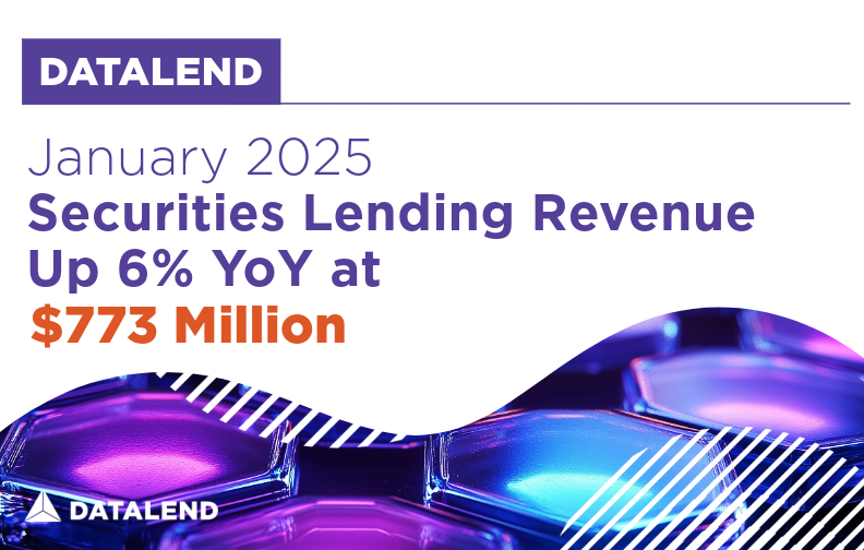 DataLend: January 2025 Securities Lending Revenue Up 6% YoY at $773 Million