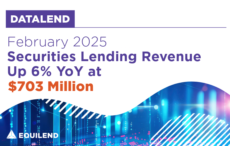 DataLend: February 2025 Securities Lending Revenue Up 6% YoY at $703 Million